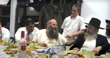 הרב והשליח בסיום הרמב"ם בבית משיח רעננה