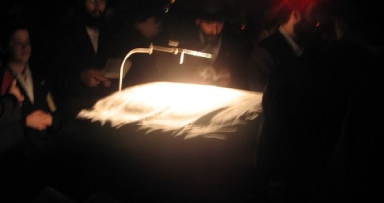 קידוש לבנה במעמד כ"ק אדמו"ר מלך המשיח שליט"א