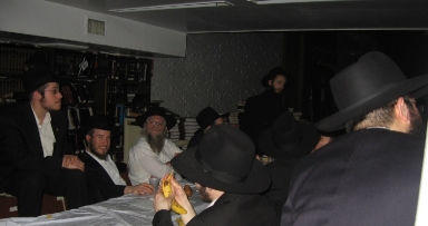 "פינת החי" דחג המצות ב770