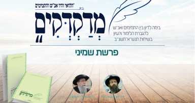 קובץ מדקדקים לקראת פרשת שמיני 