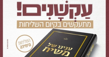 ביקוש גדול לספר ענינו של משיח