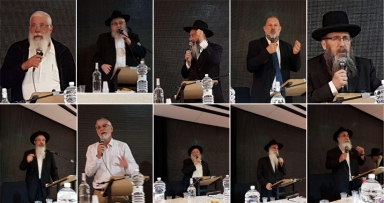 תמונות מהעצרת לרפואת הרב זמרוני