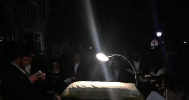 קידוש לבנה עם הרבי שליט"א מלך המשיח 