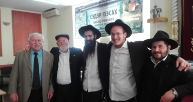 מאות יהודים בליל הסדר הציבורי של מולדובה