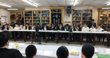 התוועדות חסידים באהלי תורה מתיבתא 