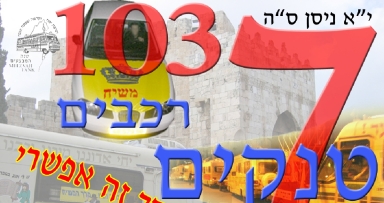 שיירת הטנקים של י"א ניסן יוצאת לדרך
