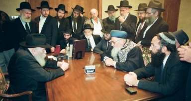 פגישה הסטורית עם הרב מרדכי אליהו
