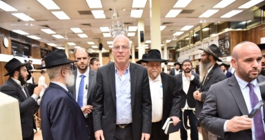 אורי אריאל בבית משיח 770 