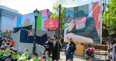 פאראד הענק בל"ג בעומר אצל מלך המשיח 