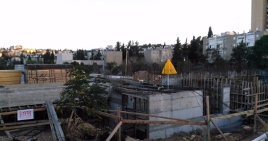 תנופה בבניית מבנה בית הספר החדש