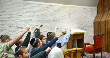 פרשת תולדות בבית משיח 770 - גלריה ויומן 