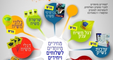 מגוון רחב של מוצרי משיח למכירה 