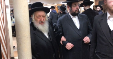 אדמו"ר מנארול הגיע לבקר בבית משיח 770 