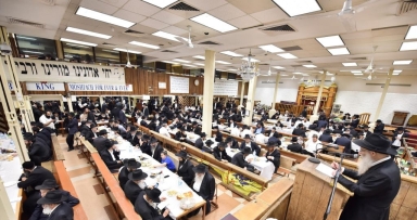 התוועדות חג הגאולה בבית משיח 