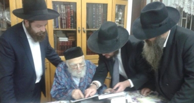 הקשר של זקן רבני מרוקו ע"ה עם המלך המשיח
