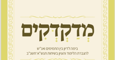 קובץ "מדקדקים" לפרשת משפטים • להורדה 