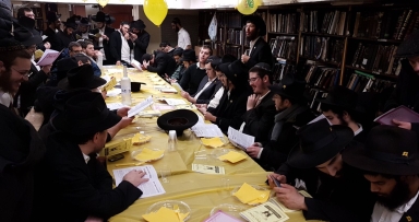 ב770 חגגו עשרים שנה להתוועדות פינת החי 