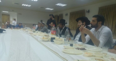 התוועדות בואכם לשלום מ770 בבית שאן 