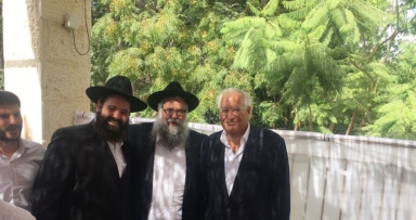שגריר ארה"ב התארח היום בסוכה 
