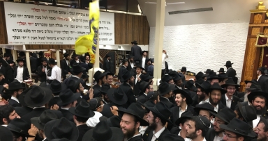 קבוצה ע"ח רוקדים בבית משיח 770 