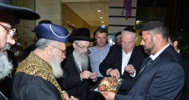 הראשון לציון ביקר אצל הרב הרצל 