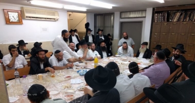 התוועדות עם הרב ווגנר בנחל'ה 