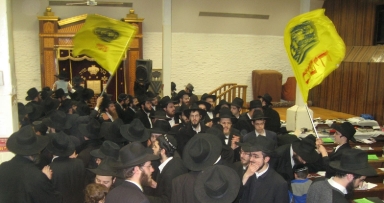 "משנכנס אדר מרבין בשמחה" ב-770