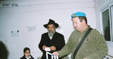 אור החנוכה לחיילי רמת הגולן