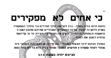 ההפגנה נדחית