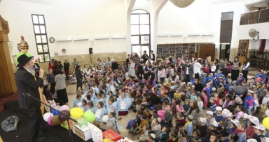כינוס פורים לילדים בצפת 