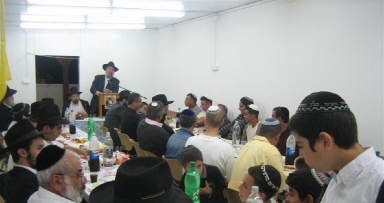 התועדות ר"ח כסלו וחנוכת חדר האוכל בישיבת חב"ד באר שבע