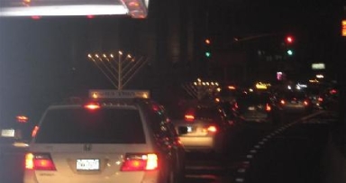 קרוב למאה רכבים בשירה לקבלת פני משיח בנ.י.